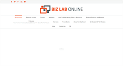 Desktop Screenshot of bizlabonline.com
